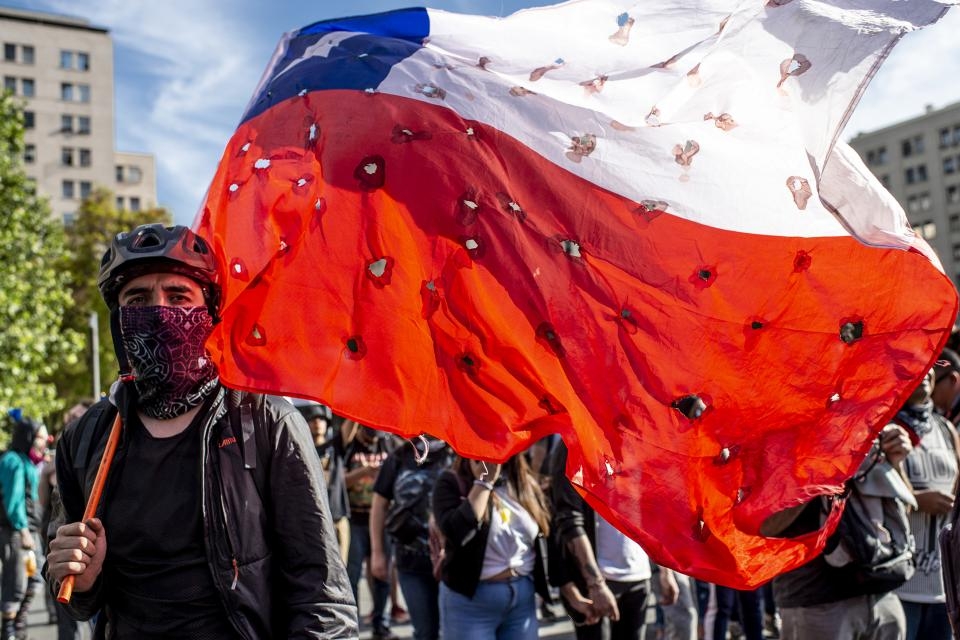 Chile.Imágenes de una revuelta del futuro