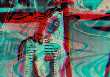 Mi vida Glitch entre Borges y el pensamiento indígena. Respirando el encerrado aire de la pandemia.inc