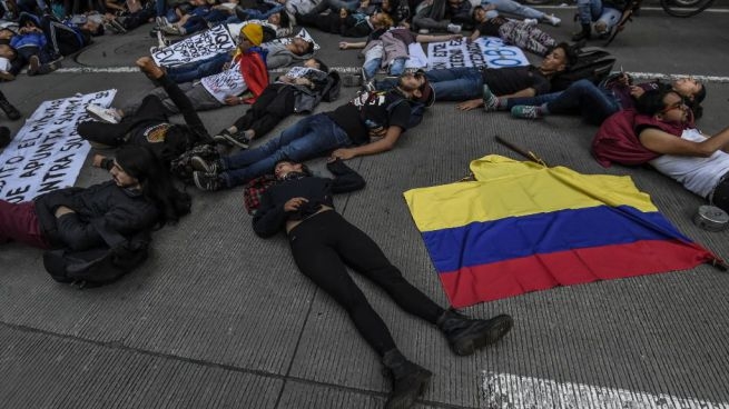 Colombia, lava ardiente