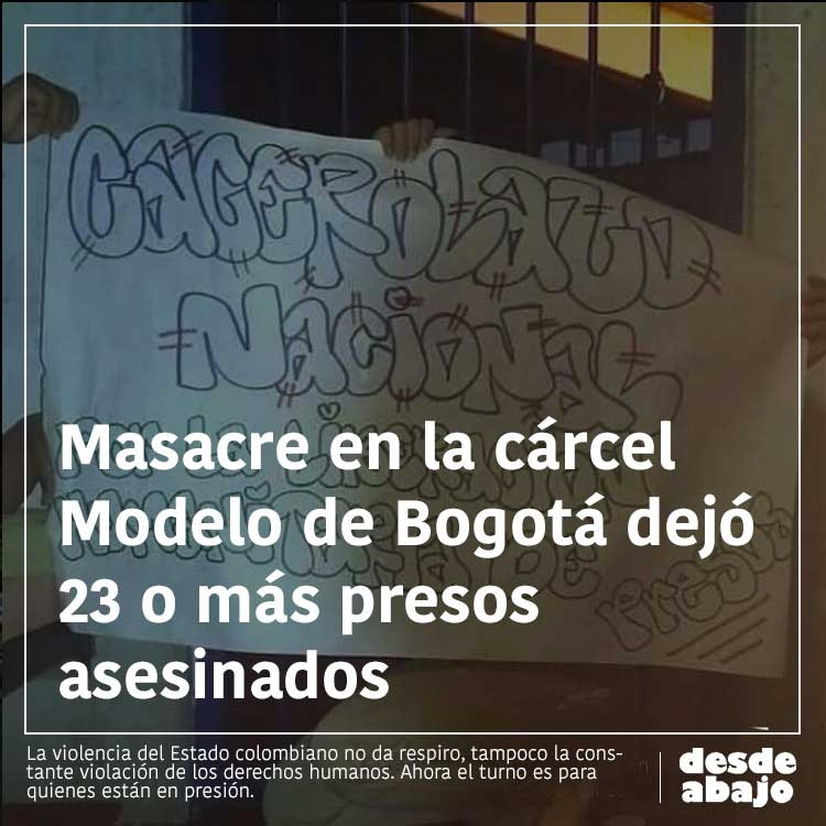 564736d8e371f0107f8182c2c80b4f05 Colombia: Muertes de detenidos habrían sido intencionales