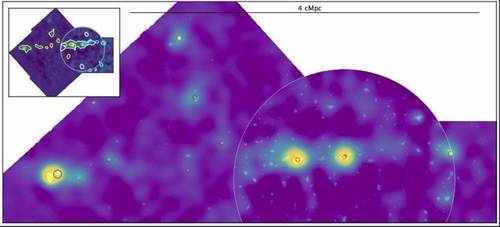 Logran cartografiar una parte de la red cósmica sin utilizar cuásares brillantes