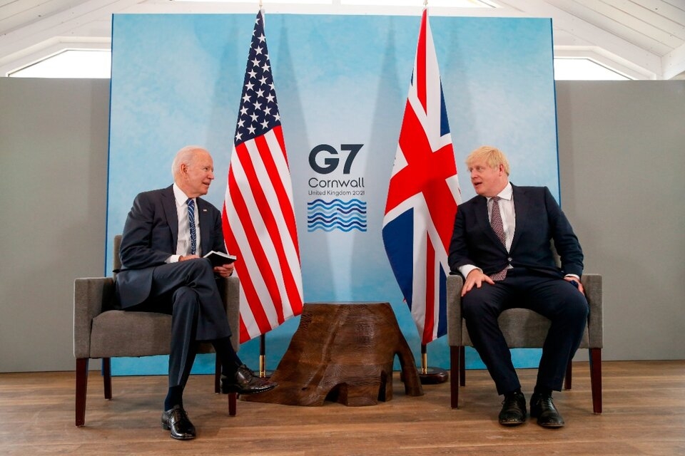 Joe Biden y Boris Johnson celebran su alianza pese a las diferencias sobre Irlanda del Norte