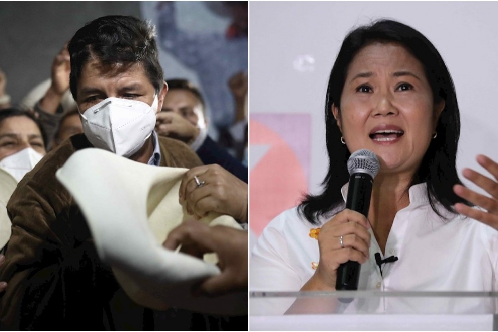 Castillo y Fujimori cierran la campaña más polarizada en décadas en Perú