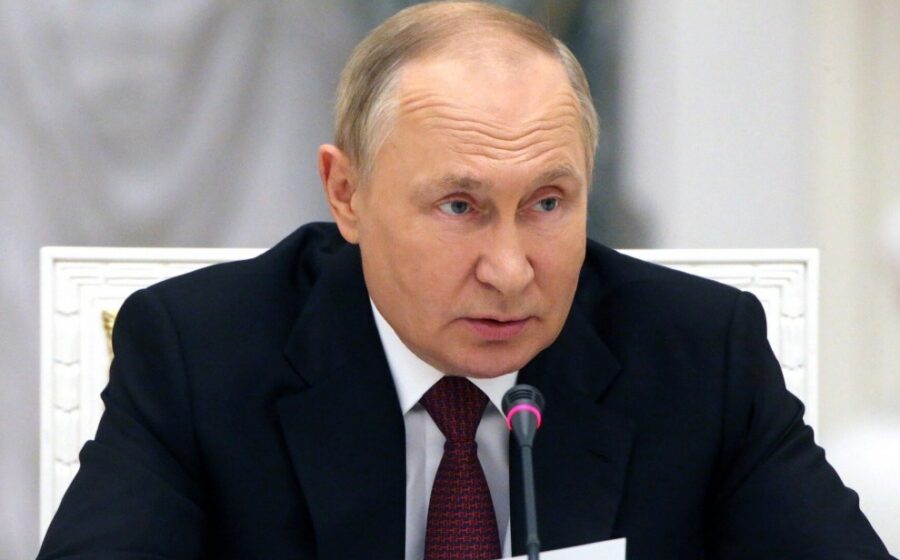 El presidente de Rusia, Vladimir Putin, en una reunión en Moscú, a 20 de septiembre de 2022. — Kremlin / dpa / Europa Press