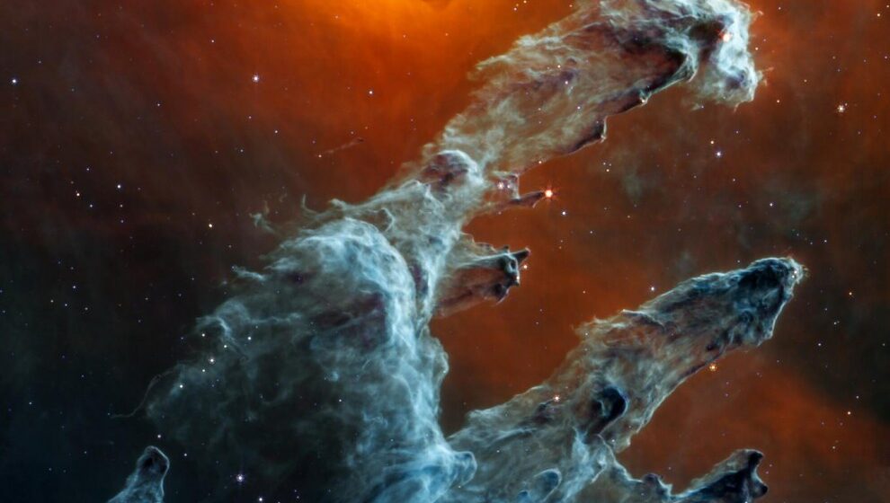 El telescopio Webb de la NASA captura una segunda imagen de los Pilares de la Creación