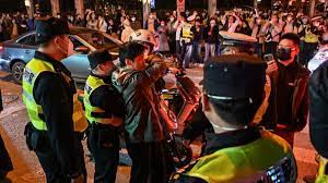 Protestan en China contra la política de “cero covid”