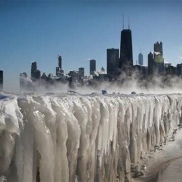 Estados Unidos se congela: impactantes imágenes de la histórica ola polar que azota al país