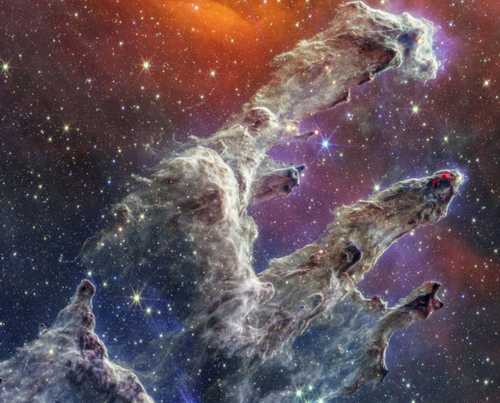 El telescopio James Webb capta los Pilares de la Creación en todo su esplendor infrarrojo
