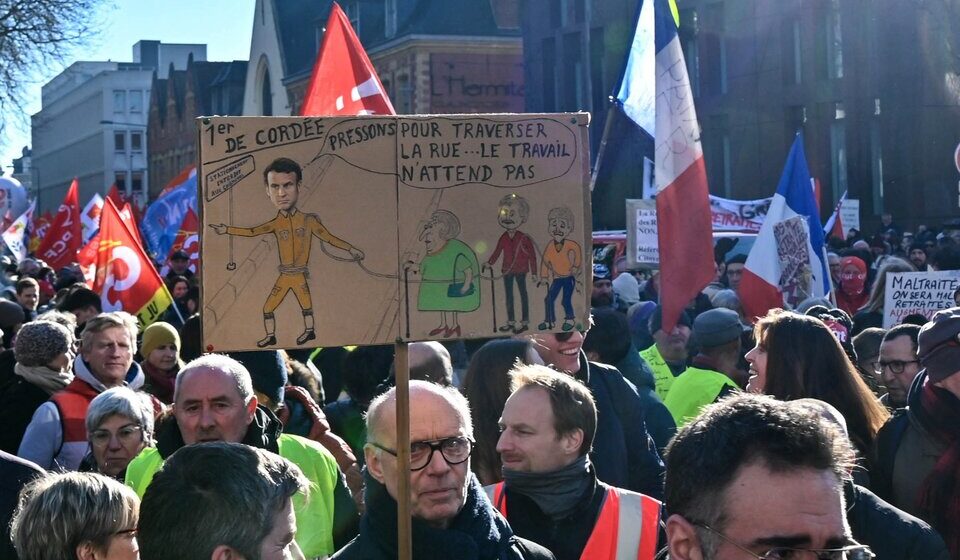 Francia: nueva protesta contra la reforma previsional de Macron