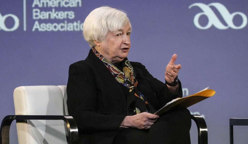 La secretaria del Tesoro, Janet Yellen, afirmó que el sistema está estabilizado
