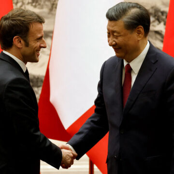 El presidente francés terminó su visita a China