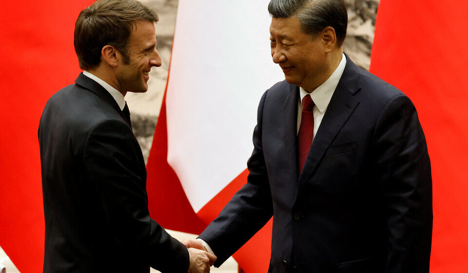 El presidente francés terminó su visita a China