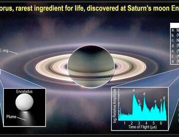 Hallan en una luna de Saturno componente clave para la vida