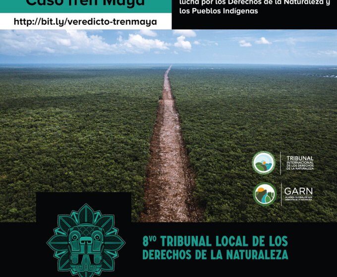 Tribunal Internacional determina ecocidio y etnocidio en México por obras del Tren Maya