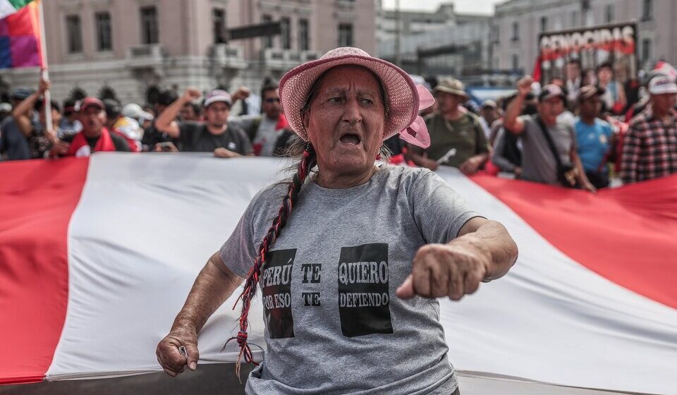 Paro y marchas contra el gobierno de Boluarte en Perú