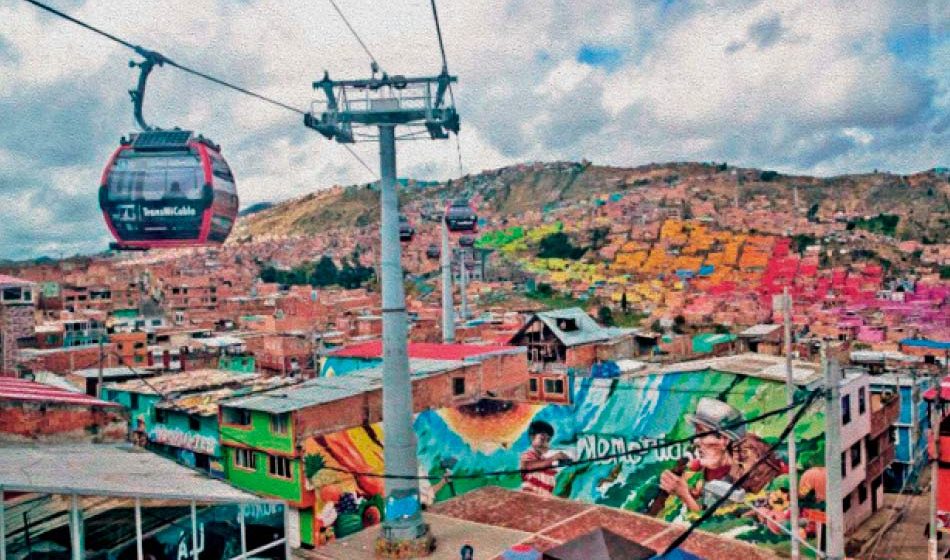 Un cable que deja colgando a sus pobladores