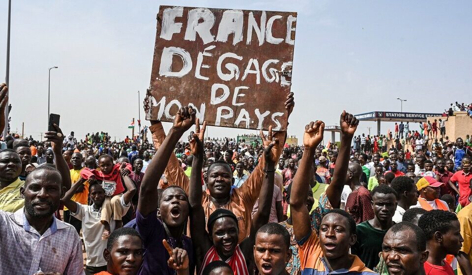 Nigeria Protestan contra Francia en Niger