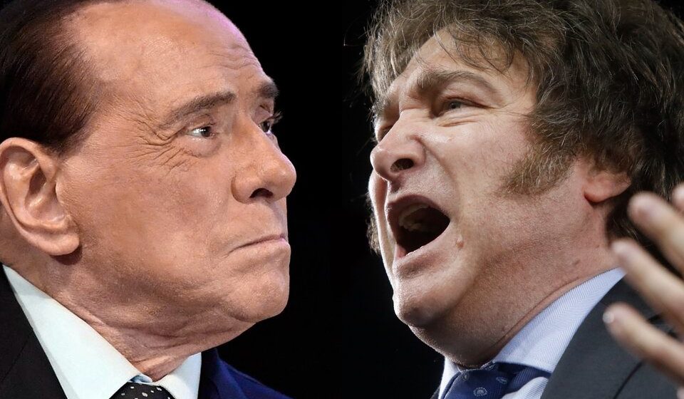 derecha De Berlusconi a Milei