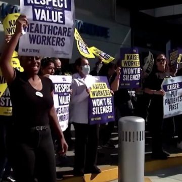  Empezó la mayor huelga de salud en la historia de Estados Unidos