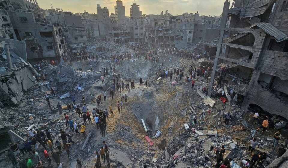 Israel atacó nuevamente el campo de refugiados de Jabalia en Gaza
