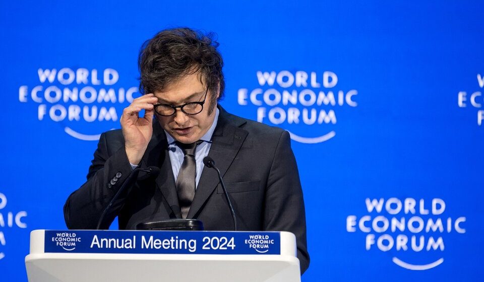 Desconcierto total en el Foro de Davos ante el insólito discurso de Javier Milei
