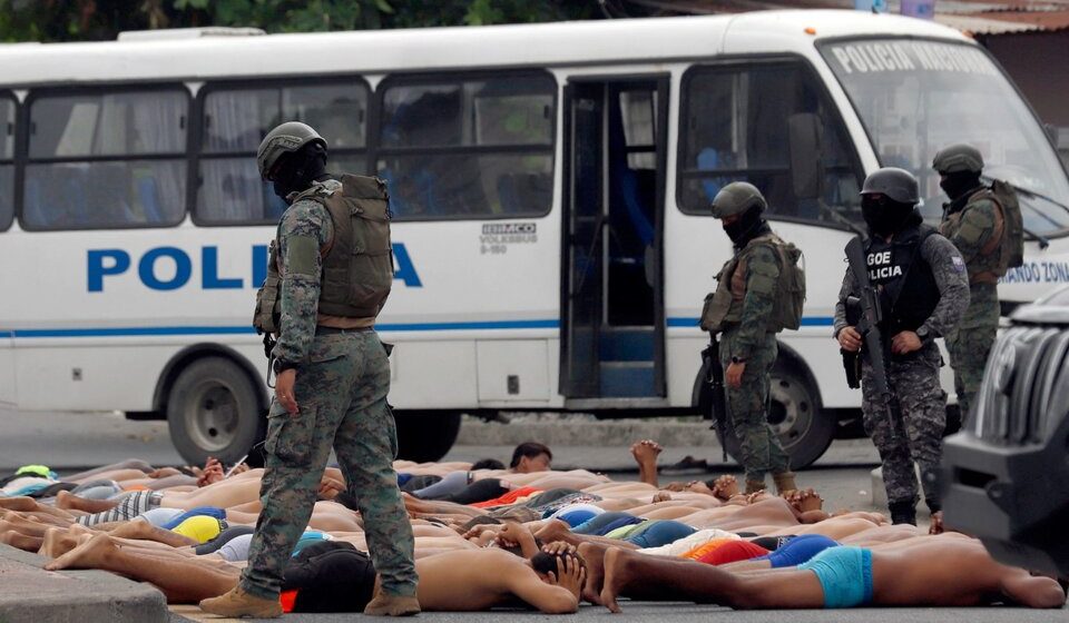 En Ecuador hubo cinco mil detenidos en 22 días