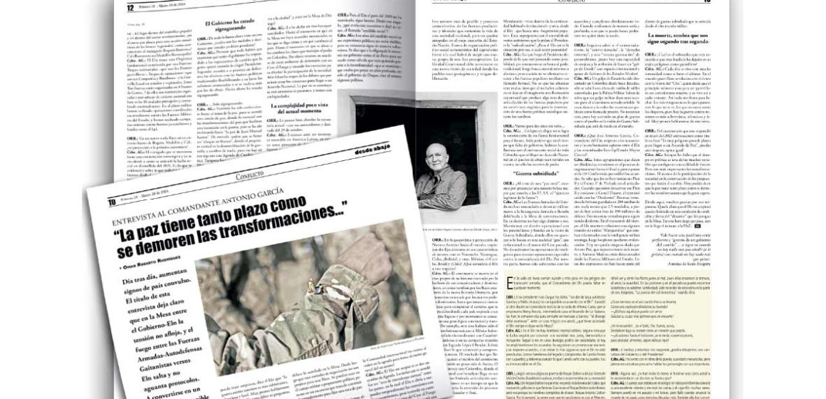 Imagen de la edición Nº310 del periódico desdeabajo, febrero 18 - marzo 18 de 2024, pp. 10-13. Escolios a un texto explícito
