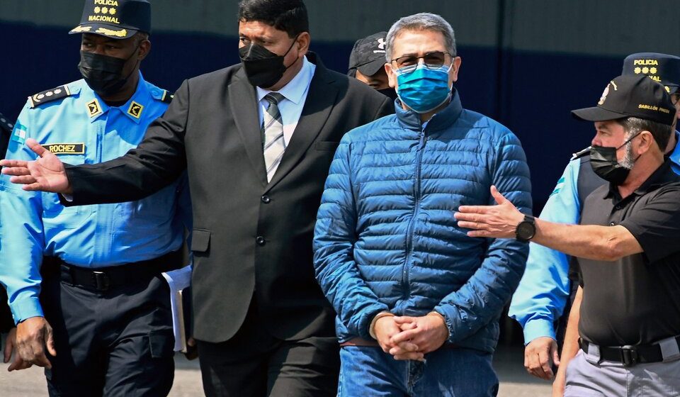 Condenado por narco el expresidente de Honduras 