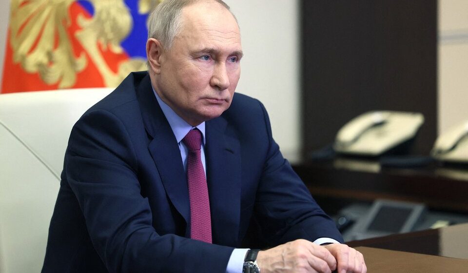 Vladimir Putin, reelecto en Rusia: obtuvo el 87 por ciento de los votos