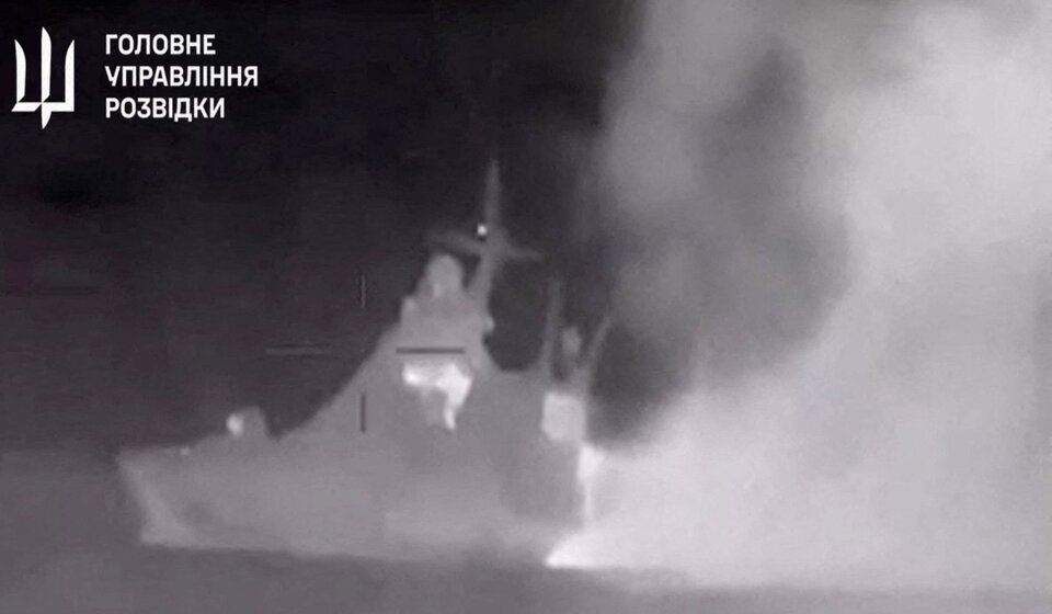 Ucrania reivindicó la destrucción de un barco de guerra ruso