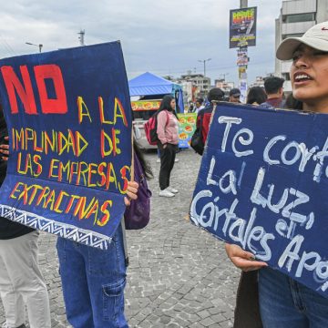 Ecuador se quedó sin electricidad
