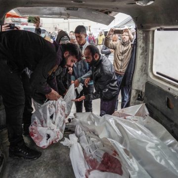 campo de refugiados Israel bombardeó el campamento de refugiados de Nuiserat en Gaza