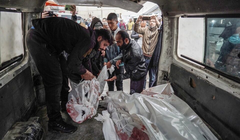 Israel bombardeó el campamento de refugiados de Nuiserat en Gaza