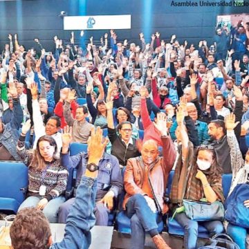 Asamblea Universidad Nacional de Colombia, mayo 2024, vía X. Universidad Nacional geopolítica de un conflicto