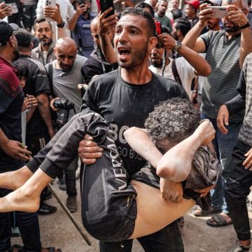 Cerca de 450 mil palestinos huyeron de Rafah, al sur de Gaza