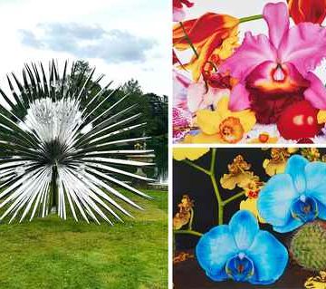 Luz en la vida combina el arte con el entorno natural de los jardines botánicos