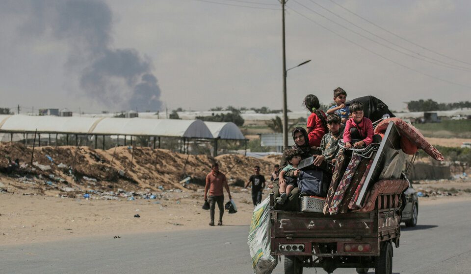 Bombardeos y combates en Franja de Gaza
