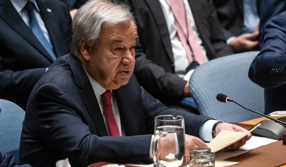 Libano Antonio Guterres pidió que el Líbano no se convierta en “otra Gaza”