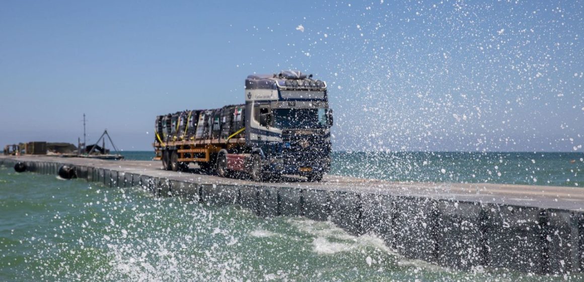 El muelle flotante de Gaza: símbolo de futuros planes coloniales