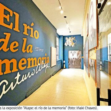 Entrada a la exposición “Alape: el río de la memoria” (foto: Iñaki Chaves). Arturo Alape, un artista comprometido