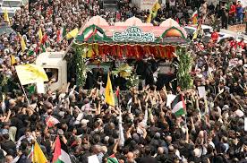 Miles de iraníes asisten al funeral del líder de Hamás con gritos de “muerte a Israel”