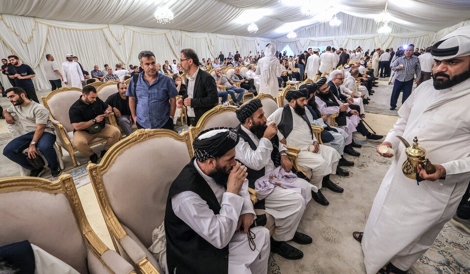 Miles de personas asistieron al funeral del líder de Hamas en Doha