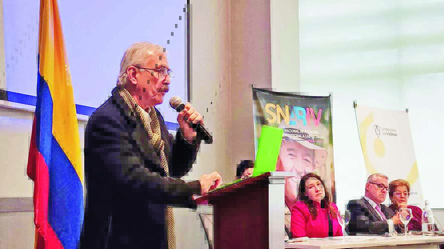 Presidente del Partido Comunista Colombiano, Jaime Caycedo Turriago, en el cierre de la fase de alistamiento institucional para la reparación del PCC - crédito Unidad de Víctimas copia Jaime Caicedo*: “Están cambiando las formas de unidad”