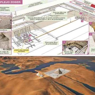 Pirámides de Egipto se erigieron con sistemas de ingeniería hidráulica