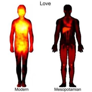 En Mesopotamia el amor se sentía en el hígado y el enojo en los pies