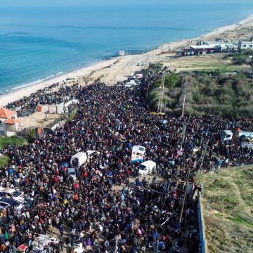 Trump Gaza Trump sugiere “limpiar” Gaza, enviando a los palestinos a Egipto y Jordania