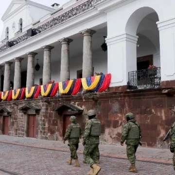 Durante el 2024, además se decretaron siete estados de excepción en zonas de alta violencia. Foto Afp / Galo Paguay