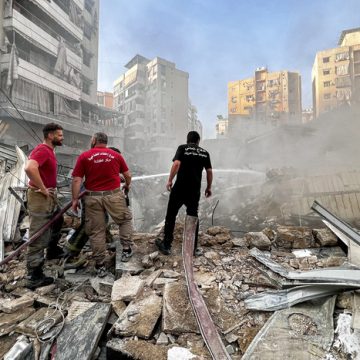 Israel lanzó sus peores bombardeos contra Líbano en los últimos seis meses