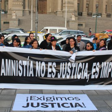Perú viola normas de derechos humanos al amnistiar a militares y policías involucrados en actos de terrorismo de Estado