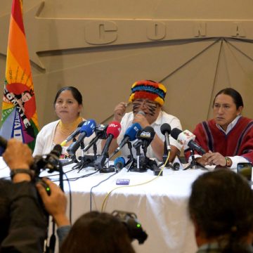 Ecuador: Noboa apela a la mano dura ante las protestas indígenas